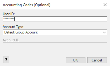 picture of printer configuration window